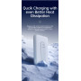 Benks MagClap StandGo – Power and Convenient Support for All Your Travels - Power Bank 10000mAh - White