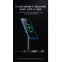 Benks MagSafe 2-in-1 Wireless Charging Stand - 15W Fast Charger for iPhone and AirPods - Black