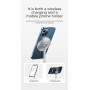 Benks MagSafe 2-in-1 Wireless Charging Stand - 15W Fast Charger for iPhone and AirPods - Black