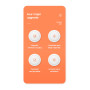 Power Bank magnétique 5000mAh Benks MagSafe - Chargeur Sans Fil - Blanc