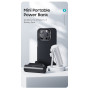 Mini Power Bank portable 5000mAh Benks avec connecteur Type-C - Blanc