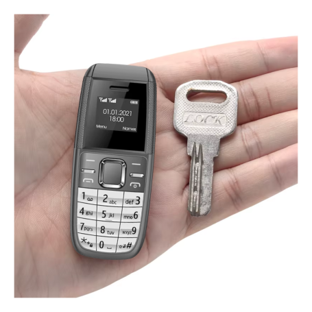 L8STAR BM200 Mini Feature Phone Dual Nano SIM - Silver