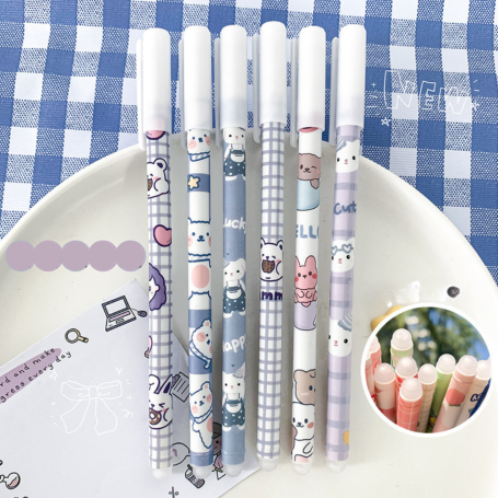 Stylo à encre effaçable 0.5mm - Lapin Violet (10pcs)