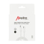 Câble Type-C / Type-C Tresse nylon 60W - Compatible iPhone/Samsung - Tresse nylon 1M (Mayline)