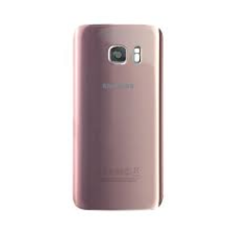Achetez Vitre Arrière Samsung Galaxy S7 Rose Originale - Grade AB - Qualité Supérieure