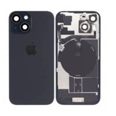 Vitre Cache Arrière iPhone 16 Plus Noir Origine Démonté Grade A - Remplacement Premium