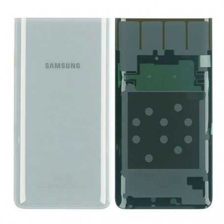 Vitre Arrière Samsung Galaxy A80 (A805F) Argent (Original Démonté) - Grade A