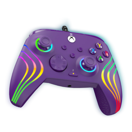 Manette Filaire Xbox Série X/S & PC PDP - Afterglow Wave Inclus 1 mois Game Pass 049-024-PR - Violet