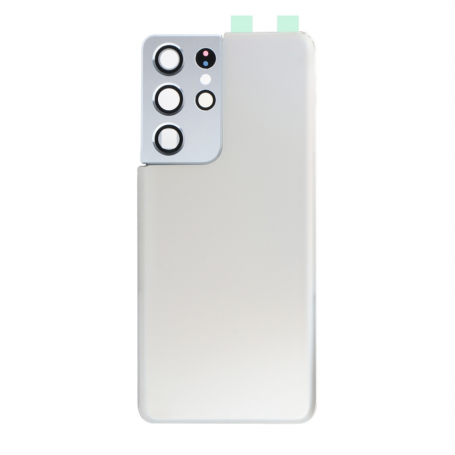 Buy Samsung Galaxy S21 Ultra 5G Rear Window Silver Phantom Original Disassembled Grade AB - No Contour Lens