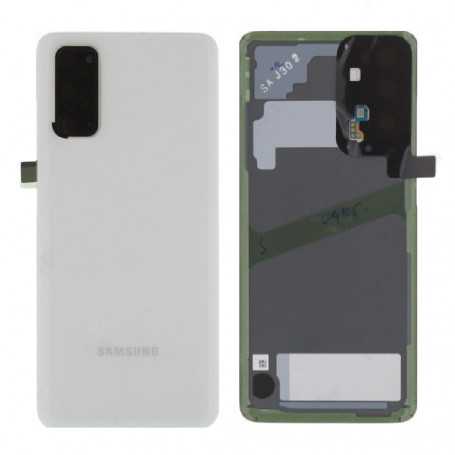 Rear Window Samsung Galaxy S20 4G/5G (G980F/G981B) without Contour Lens White (Original Disassembled) - Grade A