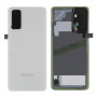 Vitre arrière Samsung Galaxy S20 4G/5G (G980F/G981B) sans Contour Lentille Blanc (Original Démonté) - Grade A