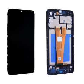 Ecran Samsung Galaxy A02 2021 (A022) Noir + Chassis (Service Pack)