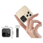Mini Telephone Portable i16 Pro Dual Nano SIM Or
