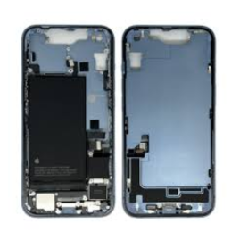 Châssis iPhone 16 Bleu Sans Vitre Arrière avec Batterie d'Origine Démonté Grade A - Achat en Ligne