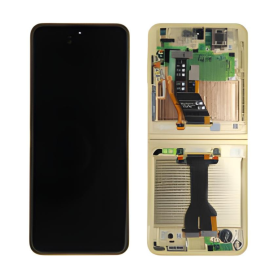 Écran Intérieur Samsung Galaxy Z Flip 6 Jaune + Châssis Service Pack GH82-35013B | Pièces de Rechange Officielles