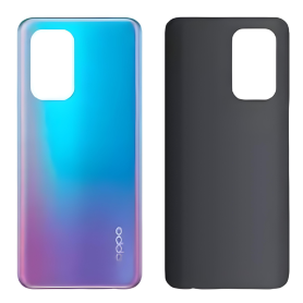 Vitre Arrière Oppo A94 5G Violet Fantastique Originale - Grade AB, Sans Contour Lentille
