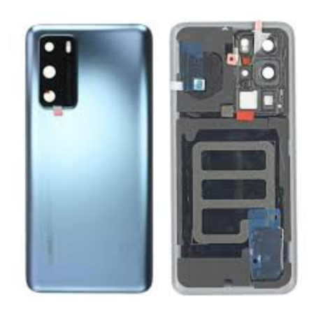 Vitre Arrière Huawei P40 Bleu Originale - Remplacement Grade A pour Smartphone