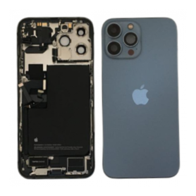 Châssis Complet iPhone 13 Pro Max Bleu Alpin - Connecteur de Charge + Batterie (Origine Demonté) Grade AB