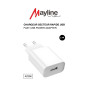 Adaptateur Secteur USB 2.4A 12W - Chargeur Rapide (Mayline)