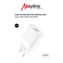 Adaptateur Secteur double USB 12W - Chargeur Rapide (Mayline)