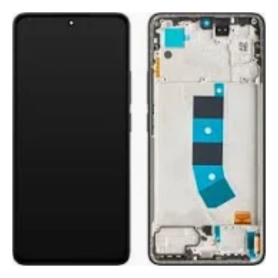 Ecran Complet Xiaomi Redmi Note 13 4G Black + Châssis Service Pack Replacement - Premium Screen Repair Solution