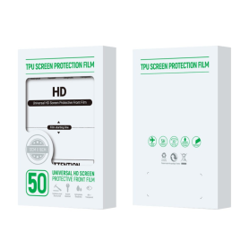 "Protégez votre écran avec le Film Protection Hydrogel TPU Soft HD - 50pcs pour une clarté maximale et une protection durable"