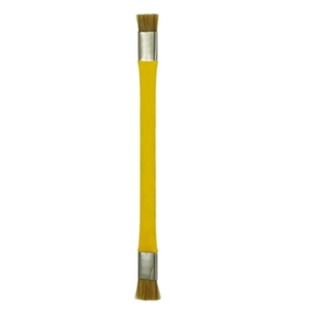 Brosse Antistatique Double Usage SUNSHINE SS-022 en Plastique Jaune - Idéale pour Éliminer la Poussière et l'Électricité Statiqu
