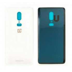 Vitre arrière OnePlus 6 Blanc + Adhesif (Without Logo)