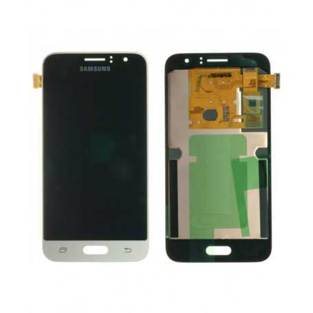 Écran Samsung Galaxy J1 2016 Blanc (Service Pack) GH97-18224A - Pièce Détachée de Qualité