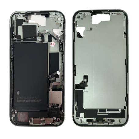 Chassis Complet iPhone 15 Vert avec Batterie Origine Démonte - Grade A | Qualité Premium