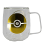 Stor Double-Walled Glass Mug Pokémon - Golden Pokéball - 290 ml