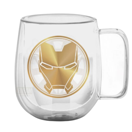 Stor Double-Walled Glass Mug Marvel - Iron Man - 290 ml