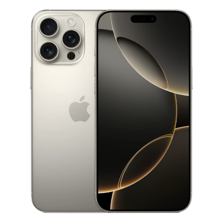 iPhone 16 Pro Max 256 Go Titane Naturel - Comme neuf avec boîte et câble