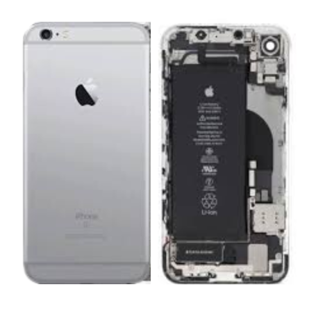 iPhone 6 Gray Complete Chassis - Charging Connector + Battery (Original Disassembled) Grade B