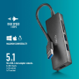 HUB 5 PORTS 3x USB 3.0 / 1x Lecteur Carte SD / 1x Lecteur Carte TF - NGS IHUBREADER