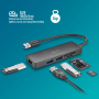 HUB 5 PORTS 3x USB 3.0 / 1x Lecteur Carte SD / 1x Lecteur Carte TF - NGS IHUBREADER